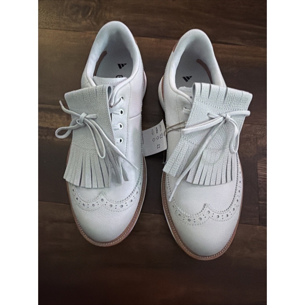 New Adidas Womens MC Zoysia Spikeless Golf Shoes Size 8.5 Gray Tan - Picture 2 of 6